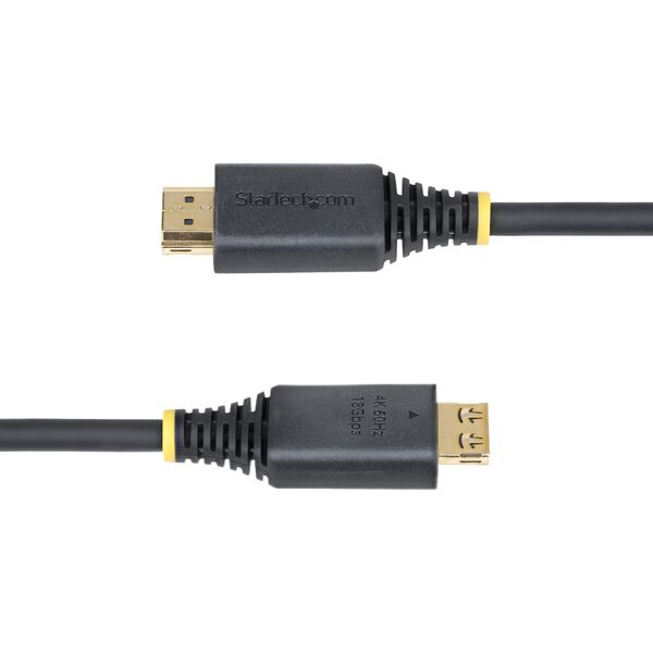 StarTech HDMI2-CABLE-GRIP-6F kabel HDMI 1,8 m HDMI Typu A (Standard) Czarny