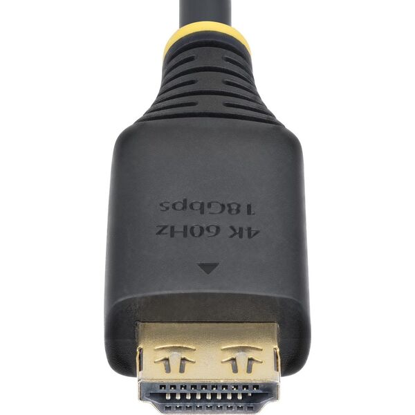 StarTech HDMI2-CABLE-GRIP-3F kabel HDMI 0,9 m HDMI Typu A (Standard) Czarny