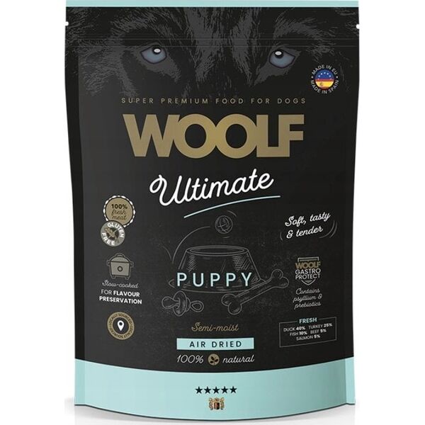 WOOLF PIES 1kg ULTIMATE DUCK WITH TURKEY  FOR PUPPY /10