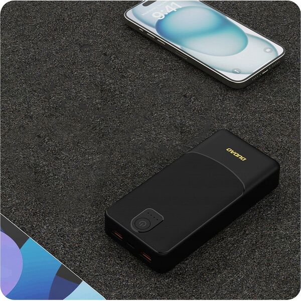 Powerbank Dudao K10Pro 2.4A 20000mAh 2 x USB-A - czarny