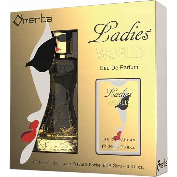 Omerta Ladies World Zestaw woda perfumowana spray 100ml + woda perfumowana spray 20ml