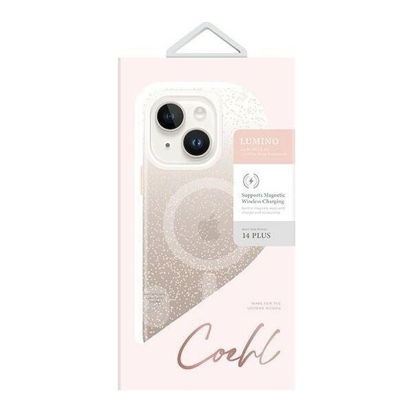 Uniq Etui UNIQ Coehl Lumino Apple iPhone 14 Plus złoty/champagne gold