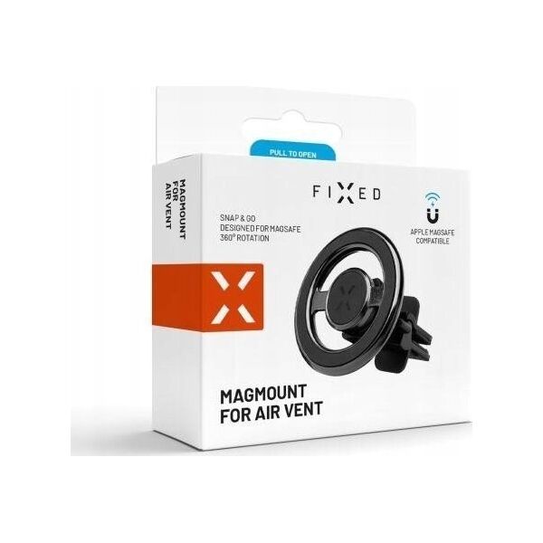 FIXED MagMount Vent - magnetyczny uchwyt samochodowy na kratkę nawiewu czarny - Gwarancja bezpieczeństwa. Proste raty. Bezpłatna wysyłka od 170 zł.