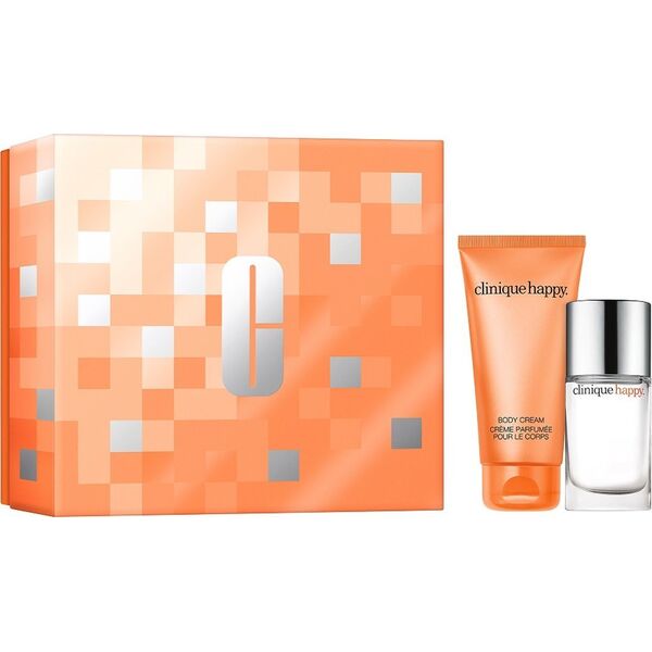 Clinique Happy Zestaw perfumy spray 30ml + krem do ciała 75ml