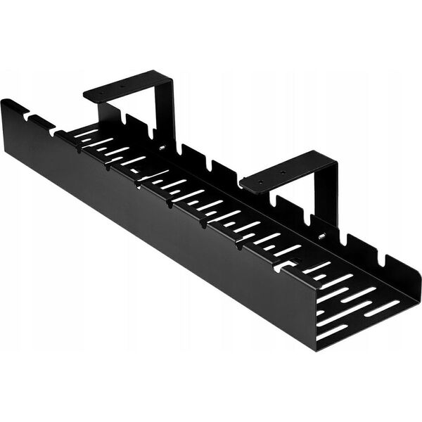 ATL DA263 Organizer na kable pod biurko blat  czarny