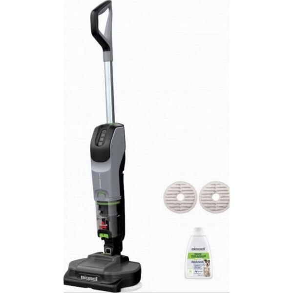 Odkurzacz pionowy Bissell Bissell | Hard Surface Cleaner | SpinWave®+ Vac PET Select | Cordless operating | Handstick | Washing function | 25.9 V | Operating time (max) 70 min | Pilkas/Juodas/Lime | Garantija 24 mėn.