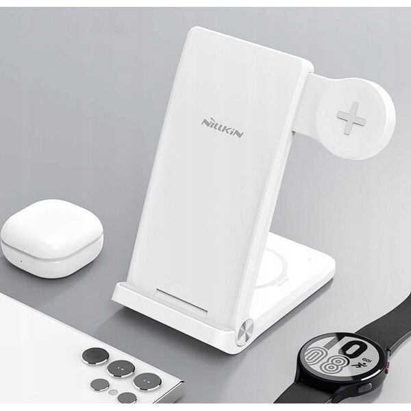 Ładowarka Nillkin NILLKIN WIRELESS CHARGING PowerTrio 3in1 koncówka do Samsung