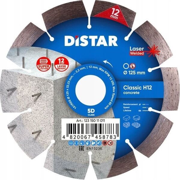 DISTAR DIAMOND BLADE CLASSIC H12 150 x 2.2/1.3 x 22.23mm