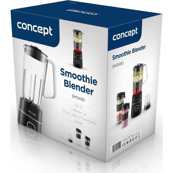 Blender kielichowy Smoothie 700 W 1 x 570 ml 1 x młynek SM3490