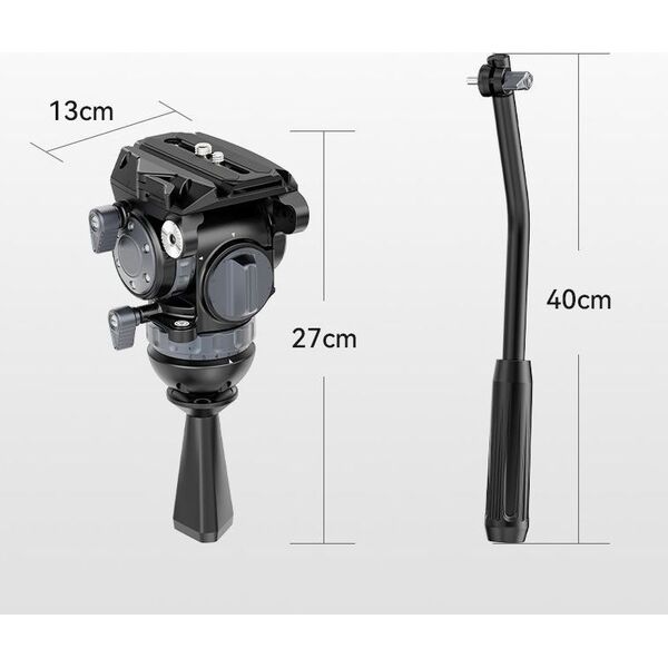 Profesjonalna Głowica Heavy Duty Video 360 Olejowa 75mm 10kg /  ULANZI / T045