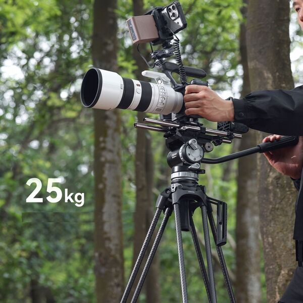 Profesjonalny STATYW do Filmowania VIDEO 25kg 149.5cm BOWL 75mm / Ulanzi / T047