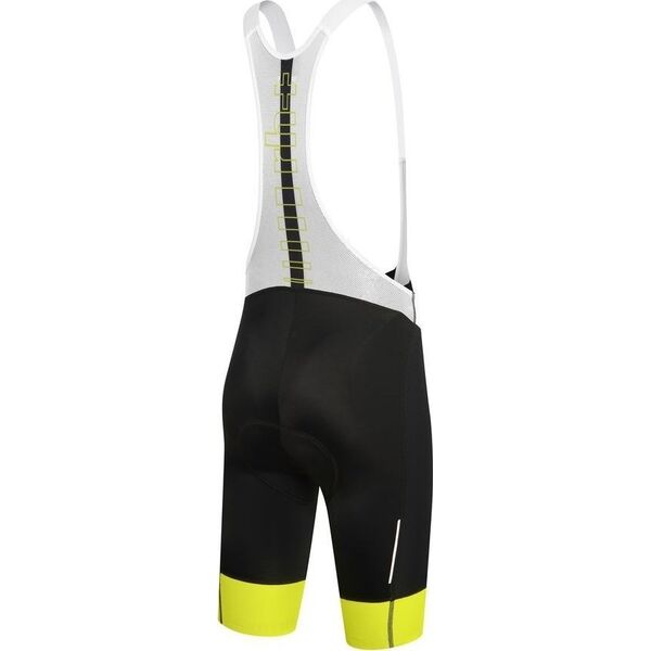 Spodenki rowerowe zeroRH+ Hero black-white-acid yellow - M