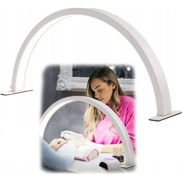 Lampa Led 50w Kosmetyczna Biurkowa Bezcieniowa Do Zabiegów Dla Kosmetyczki / N280 / Biały