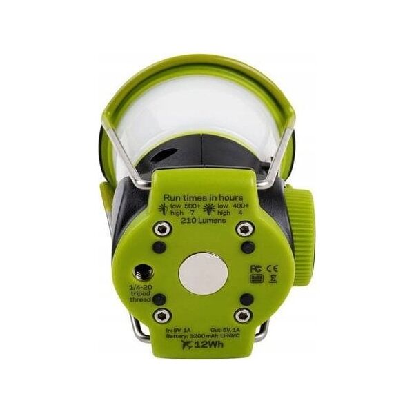 Goal Zero Goal Zero GoalZero Laterne Lighthouse Mini 210 CORE, 3200 mAh, Lithium-Ion (Li-Ion), 3.63 V, 5 W, Black, Lime