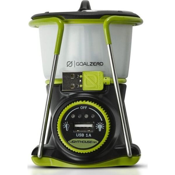 Goal Zero Goal Zero GoalZero Laterne Lighthouse Mini 210 CORE, 3200 mAh, Lithium-Ion (Li-Ion), 3.63 V, 5 W, Black, Lime