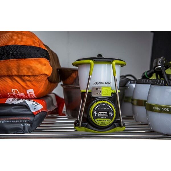 Goal Zero Goal Zero GoalZero Laterne Lighthouse Mini 210 CORE, 3200 mAh, Lithium-Ion (Li-Ion), 3.63 V, 5 W, Black, Lime