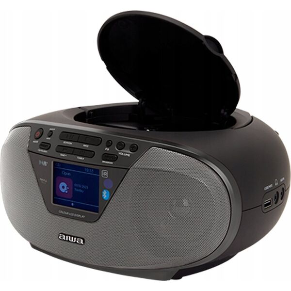 Boombox AIWA BBTU-500 DAB+/FM RDS/CD/USB/BT μαύρο