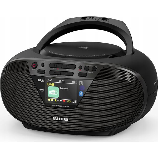 Boombox AIWA BBTU-500 DAB+/FM RDS/CD/USB/BT μαύρο