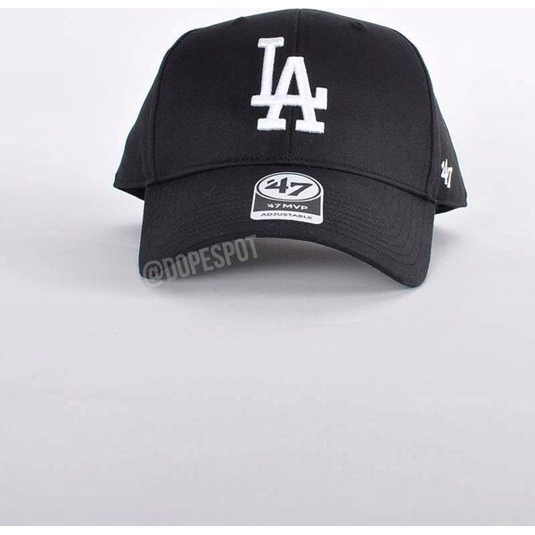 47 Brand MLB Los Angeles Dodgers Jr Καπέλο B-RAC12CTP-BKA-KID Μαύρο One size