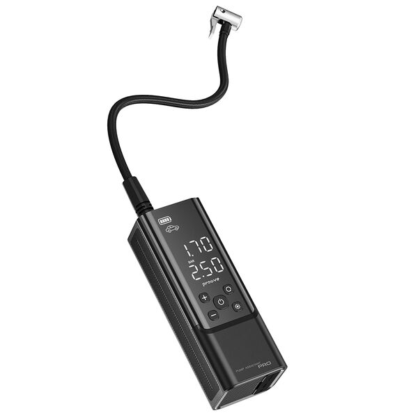 Pompka Elektryczna Rowerowa Bezprzewodowa Sprężarka Kompresor 120w 2500mah / Pump Assistant Pro
