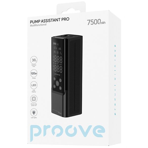Pompka Elektryczna Rowerowa Bezprzewodowa Sprężarka Kompresor 120w 2500mah / Pump Assistant Pro