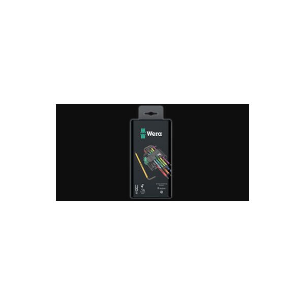 Wera Zestaw kluczy trzpieniowych torx typ L T8-T40 9szt. (05073599001)
