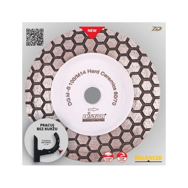 Di-Star Tarcza diamentowa Hard Ceramics 100 DGM-S 100/M14
