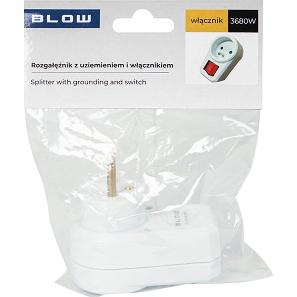 Blow 98-601# Rozgałęźnik r-1ws pr 1gn z wyłącznikiem