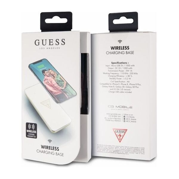 Ładowarka Guess GUWCP850TLWH Indukcyjna 1 A (16230-uniw)