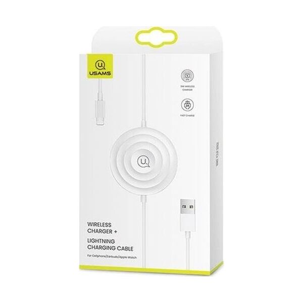 Ładowarka Usams US-CC096 Indukcyjna 2 A (CC96WH02)