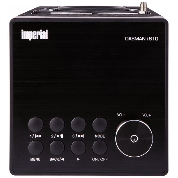 Radio Imperial Imperial DABMAN i610, radio (black, WLAN, Blueooth, DAB+, FM)