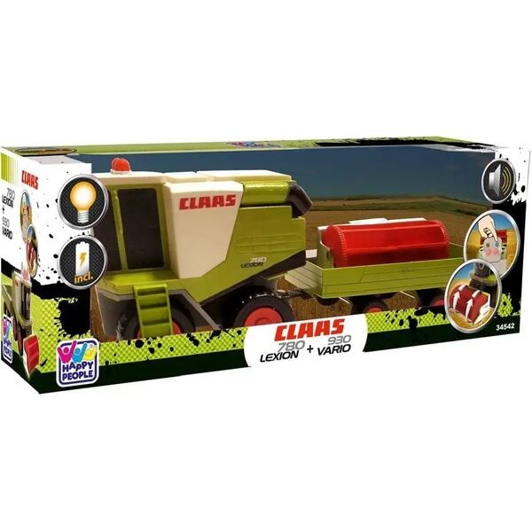 MALIK Kombajn Claas z przyczepą Happy People
