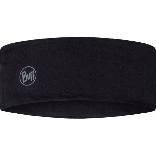 Buff Merino Lightweight Headband 13558099910 Czarne One size