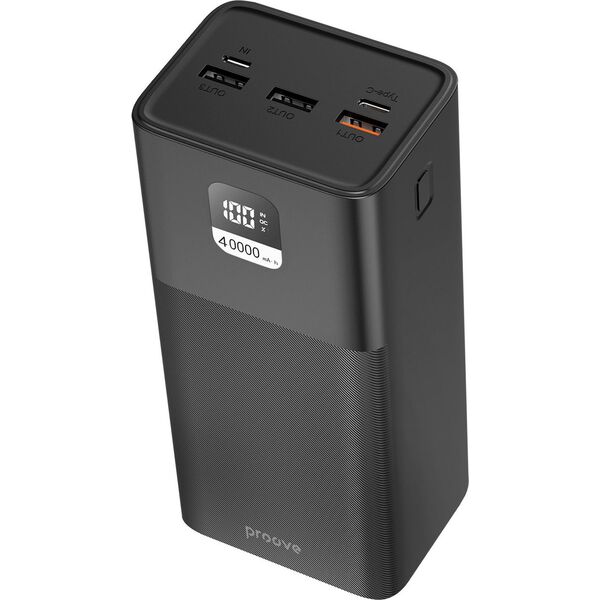 Mocny Powerbank Podróżny 40000mah 100w 3x Usb Usb-a 1x Usb-c Type-c Proove / Giant