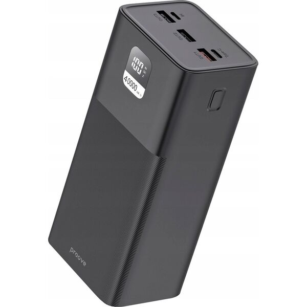 Mocny Powerbank Podróżny 40000mah 100w 3x Usb Usb-a 1x Usb-c Type-c Proove / Giant
