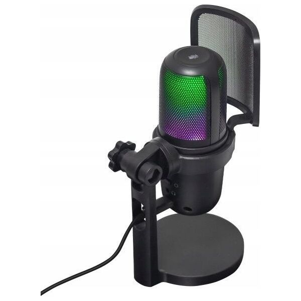 Mikrofon Pojemnościowy Gamingowy Studyjny 24bit 96khz Na Usb-c Rgb Statyw / Gmmc00022401 / Micro