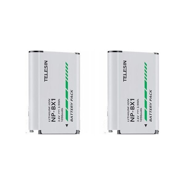 Ładowarka Usb Type-c + 2x Akumulator Bateria Typ Sony Np-bx1 Npbx1 Telesin / Cmr-001