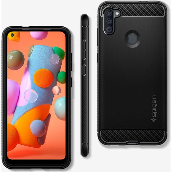 Spigen SPIGEN RUGGED ARMOR GALAXY A11 MATTE BLACK