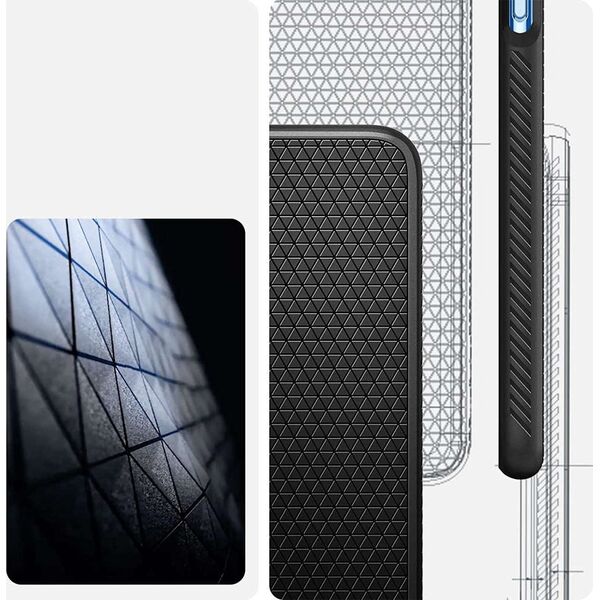 Spigen Etui Spigen Liquid Air do Galaxy M52 5G Czarny [H]