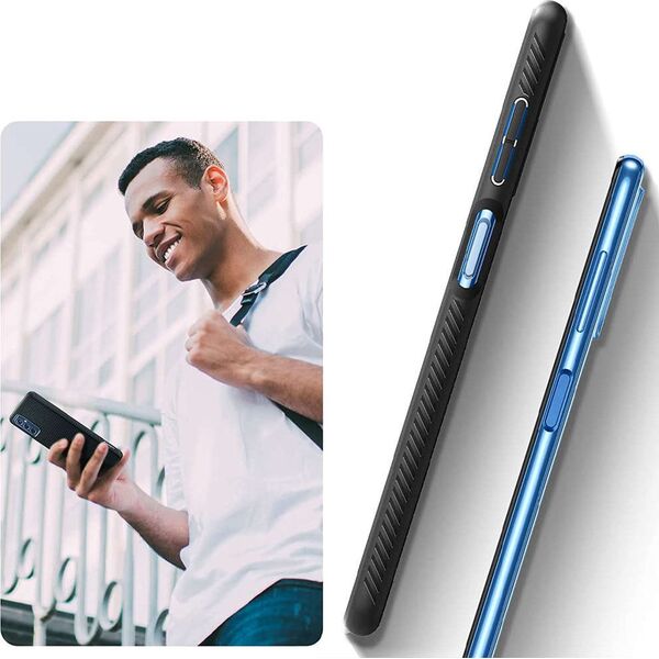 Spigen Etui Spigen Liquid Air do Galaxy M52 5G Czarny [H]