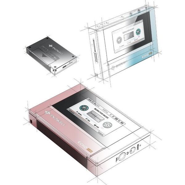 FIIO SNOWSKY ECHO MINI Przenośny odtwarzacz Hi-Res róźowy