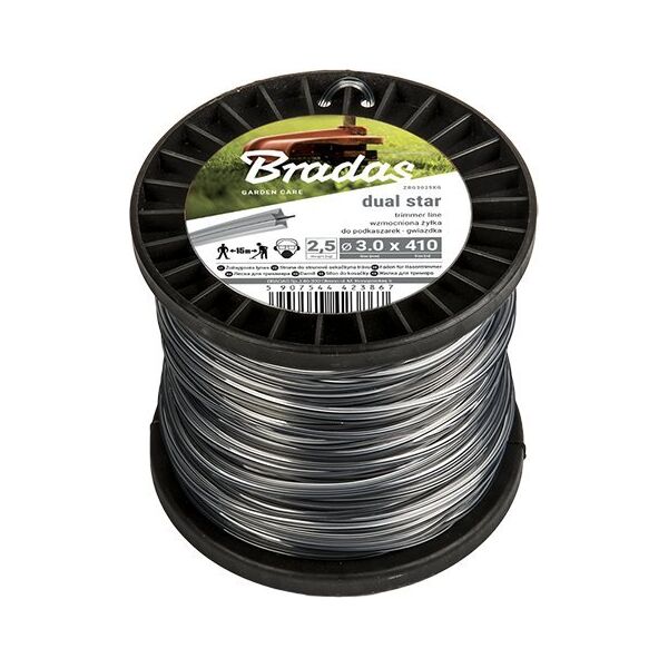 Bradas ŻYŁKA TNĄCA RIPPER DUAL 2,4*100m GWIAZDKA SZPULA