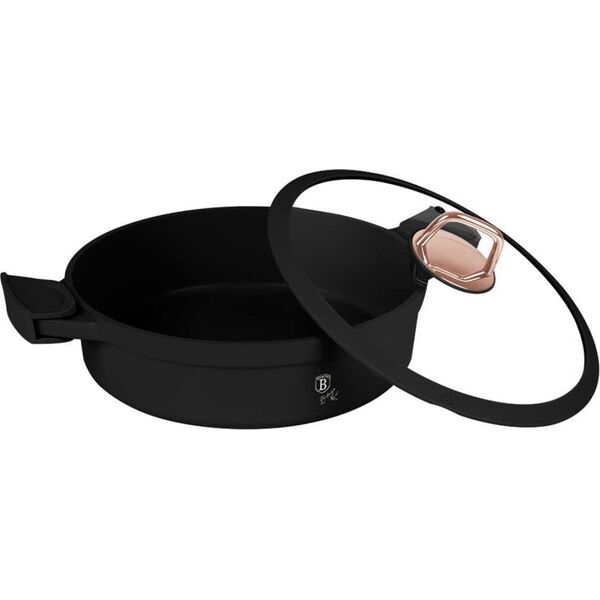 GARNEK TYTANOWY 28cm BERLINGER HAUS BH-1455 BLACK ROSE