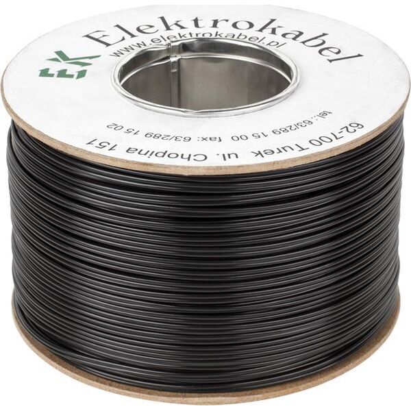 Przewód LP Kabel głośnikowy SMYp 2 x 0,22mm czarny 300m