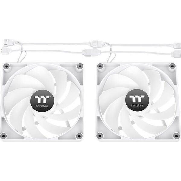 Wentylator Thermaltake CT140 Reverse ARGB Sync Snow 2-pack (CL-F176-PL14SW-A)