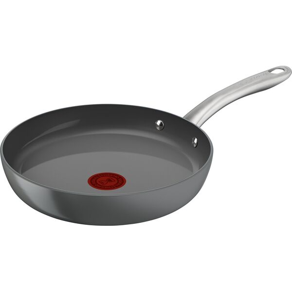 Tefal Renew+ C4240253, Στρογγυλό, Πολυχρηστικό τηγάνι, Γκρι, Κεραμικό, Αλουμίνιο, 1.27 L
