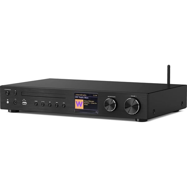 Soundmaster ICD4350SW przenośny system stereo Analogowe i cyfrowe 100 W DAB+, FM Czarny Odtwarzacz mp3