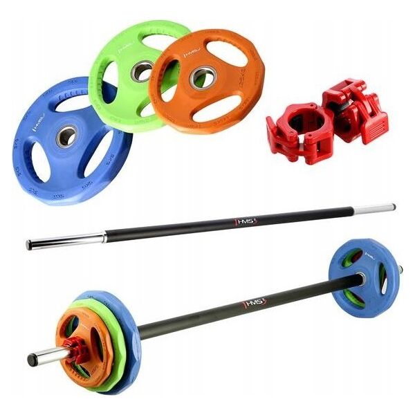 ZESTAW TRAINING PUMP SBP22 SZTANGA 10 x 20 KG (200 KG) + STOJAK STR40 HMS