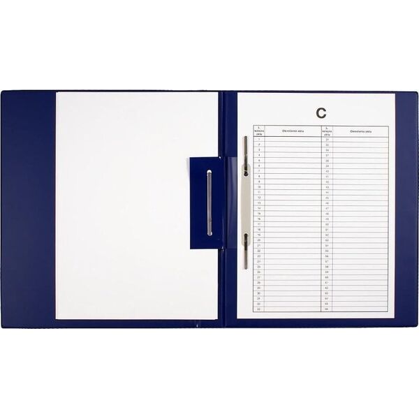 Biurfol Teczka do akt osob.(B+W) granat TD-01-05 BIURFOL