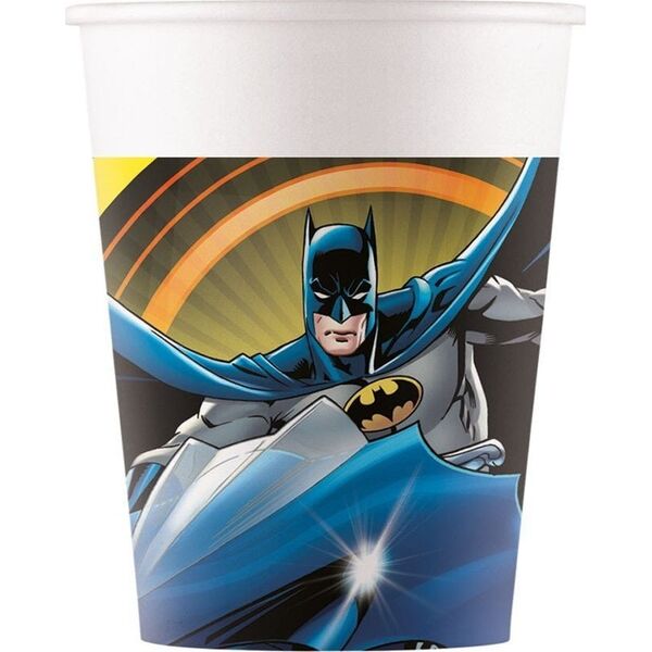 GoDan Kubki papierowe Batman do picia napojów 200ml 8szt